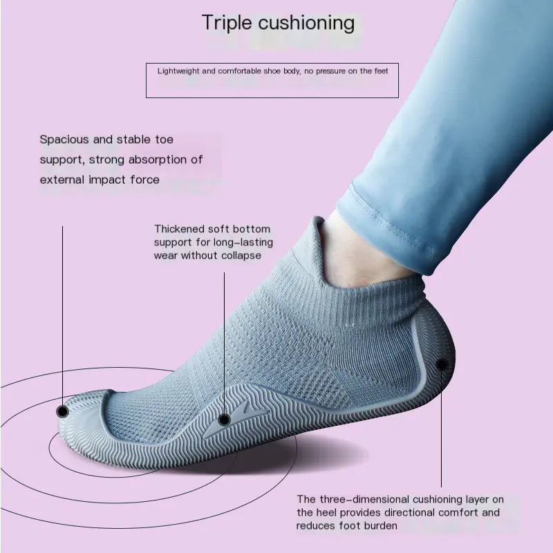 Golon Shark 3D Breathable Gym Shoes for Couples