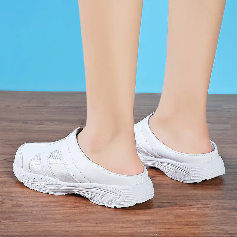Flat Shoes, White Sneakers, Nurse Shoes